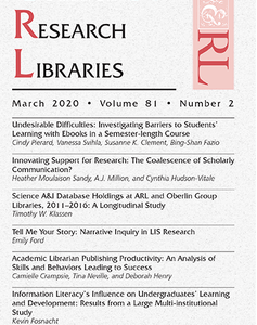 College & Research Libraries (C&RL)