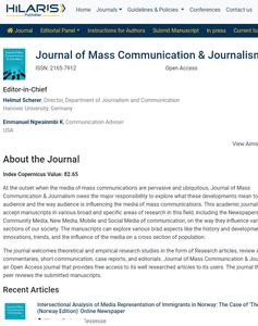 Journal of Mass Communication & Journalism