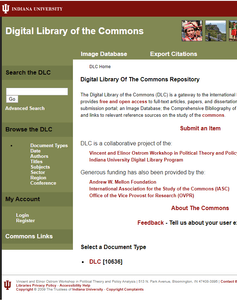 Digital Library Of The Commons Repository